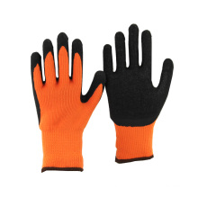 NMSAFETY 7 jauge doublure acrylique enduit latex gants de sécurité en hiver de style économique